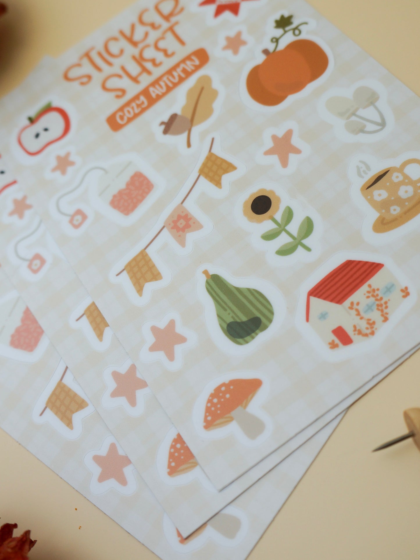Sticker Sheet - Cozy Autumn