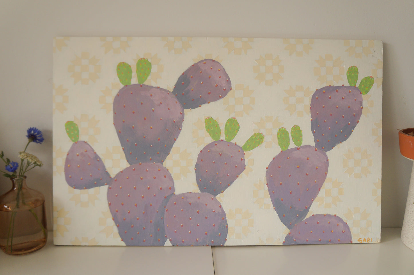 "Opuntia Spring" Original Painting