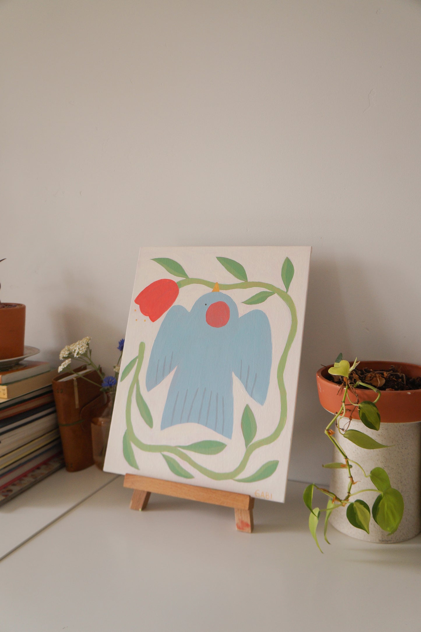 "Favorite Flower" Original Painting