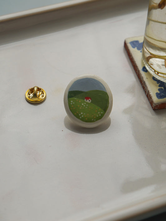 Clay Pin - Small Paradise