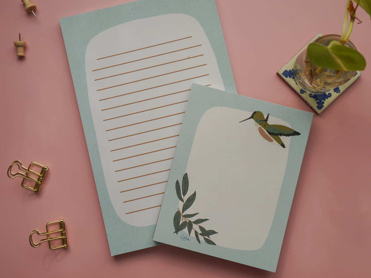 Hummingbirds Notepad - Large