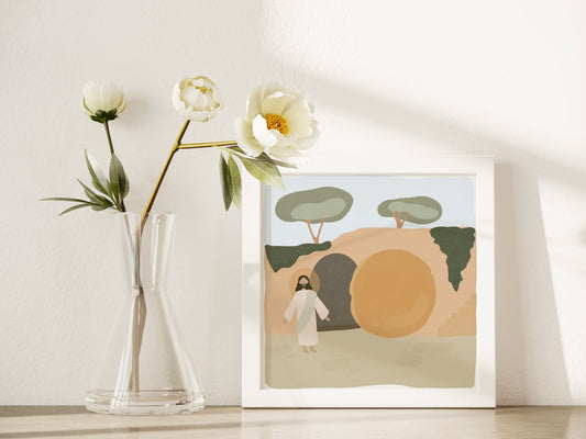 "He Is Risen" Original Art Print