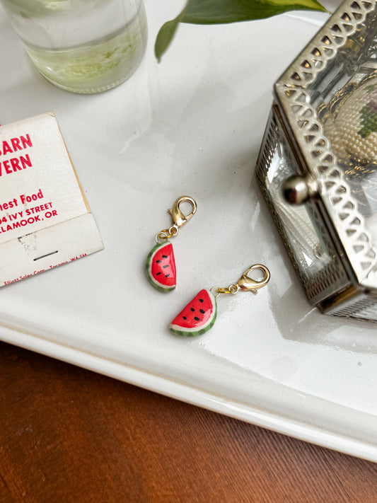 Clay Charm - Watermelon Slice
