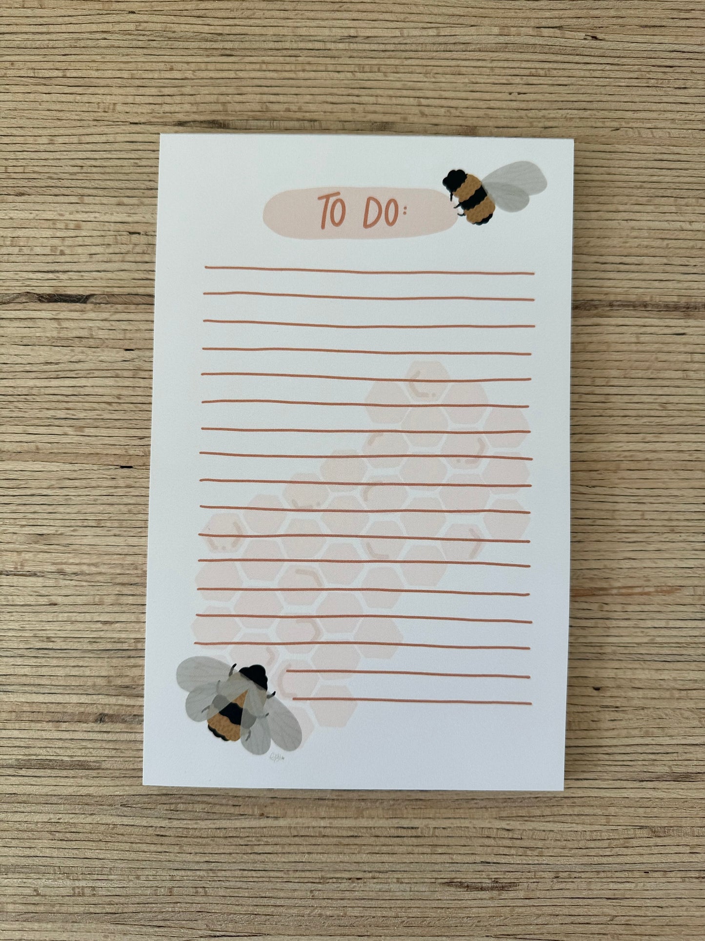 Honey Bee Notepad - Large