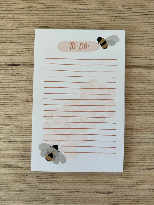 Honey Bee Notepad - Large