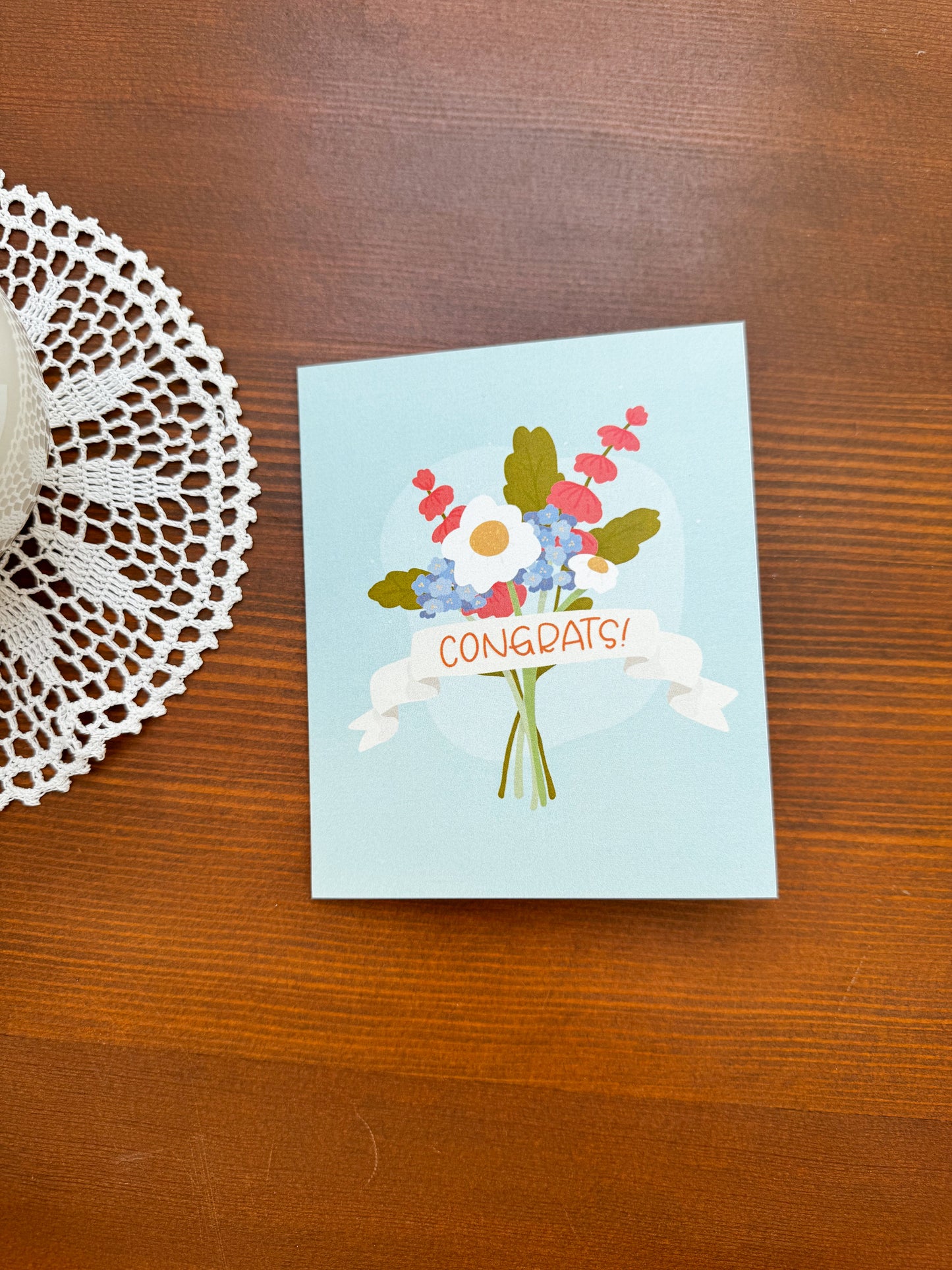 Congrats Bouquet Greeting Card