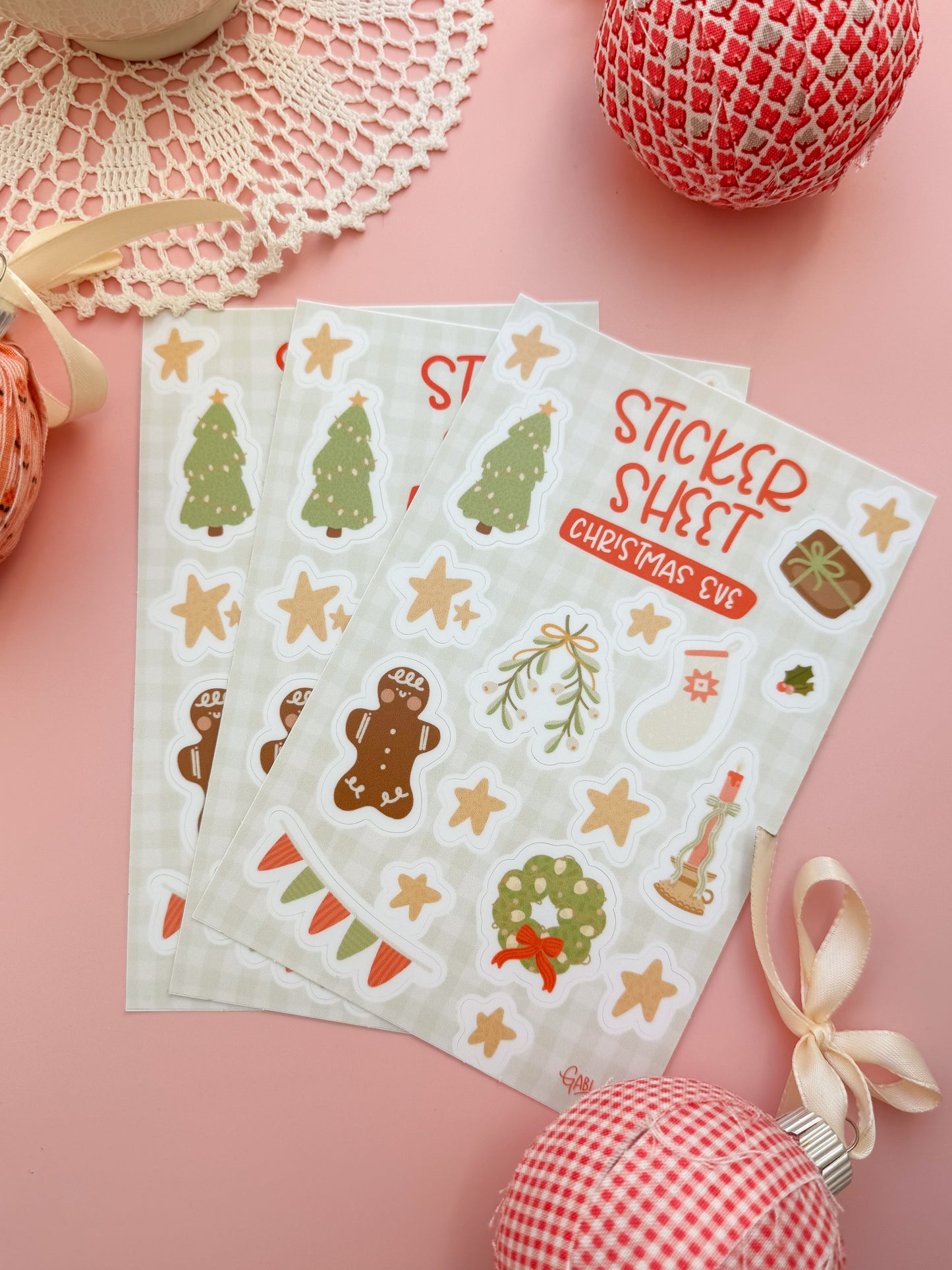 Sticker Sheet - Christmas Eve