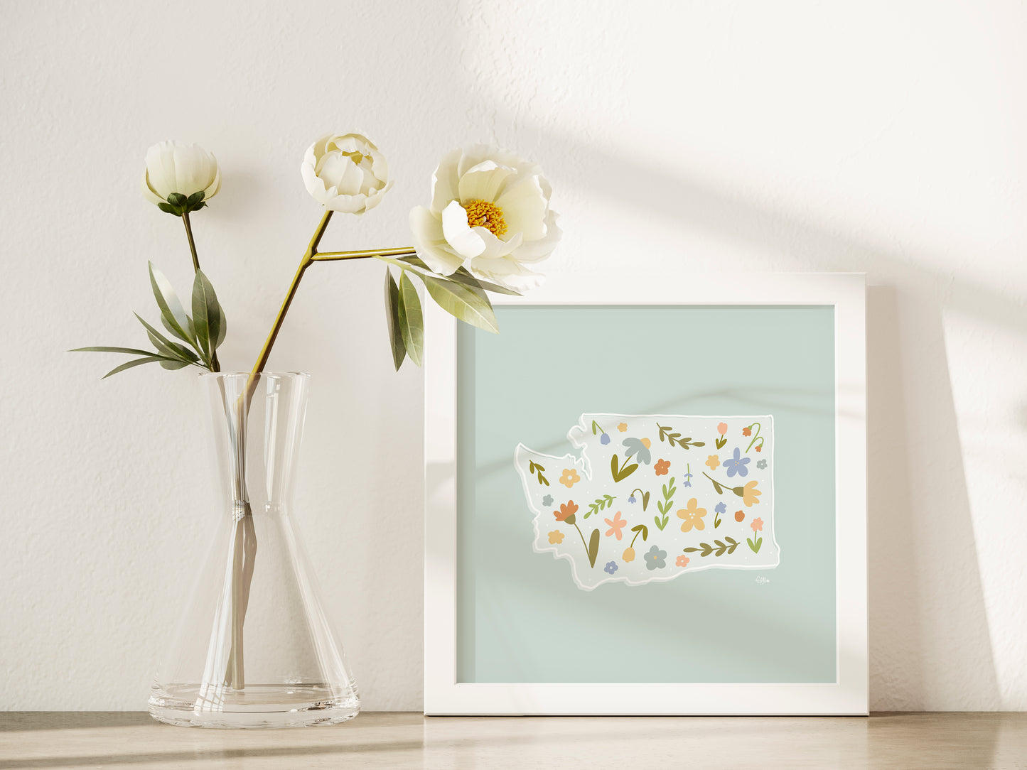 Washington State Wildflower Print