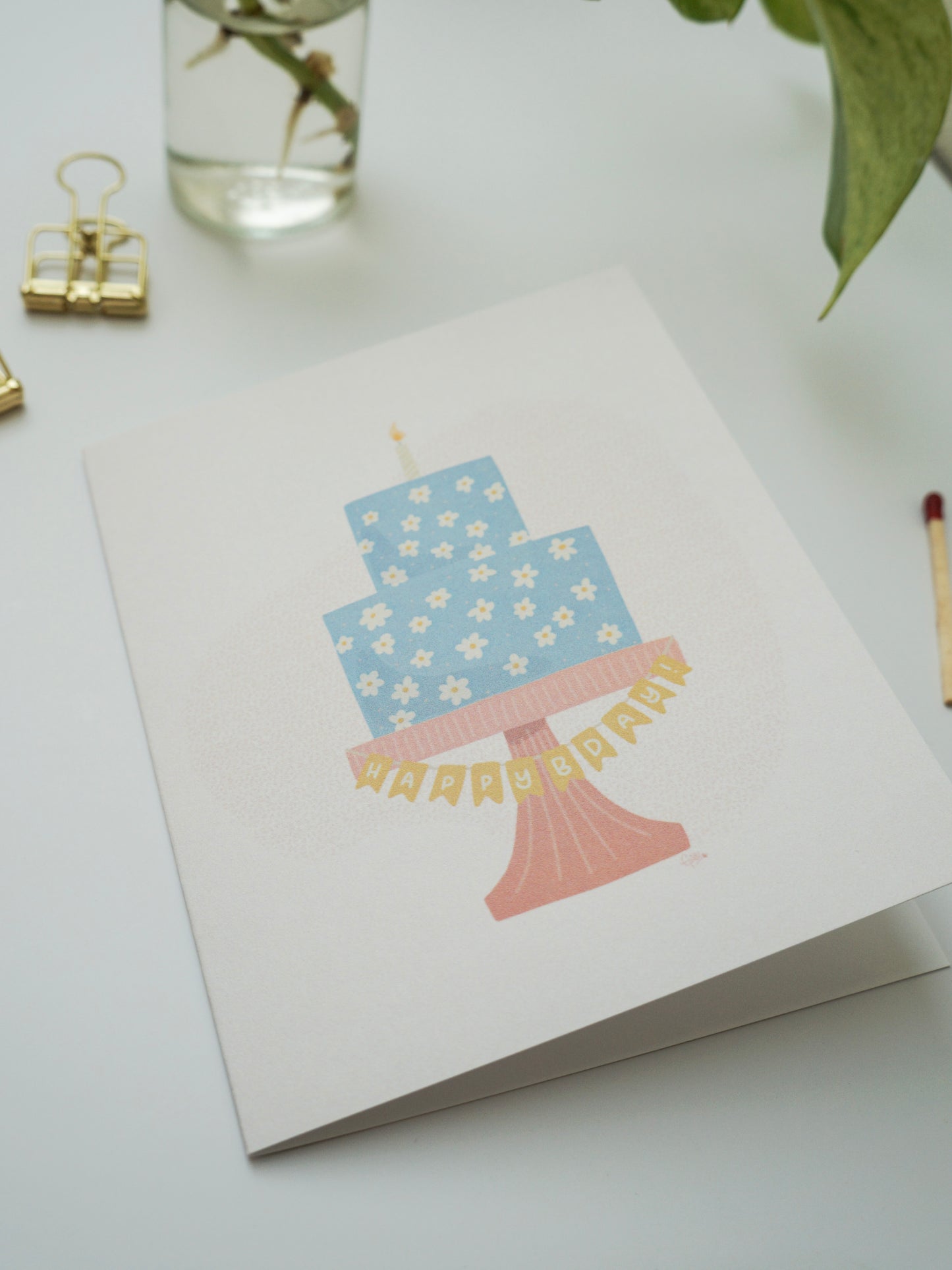Birthday Cake Greeting Card