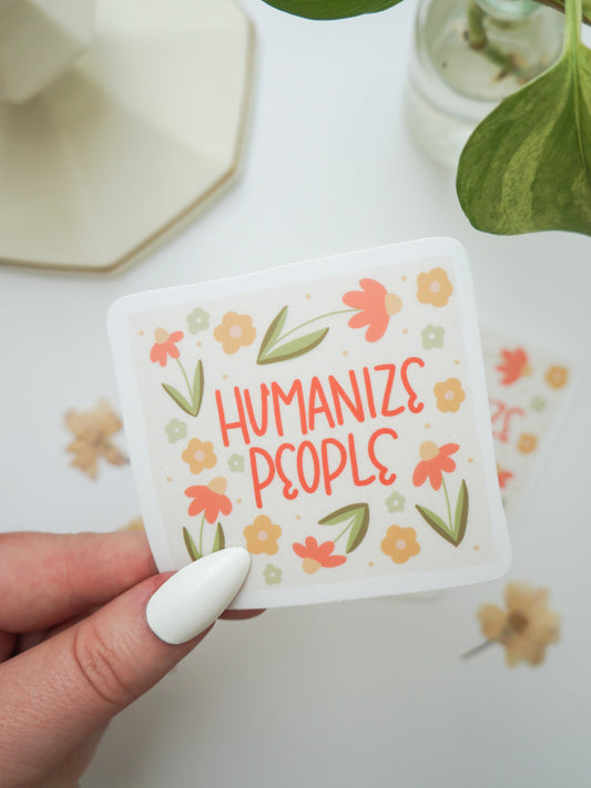 Humanize People Sticker