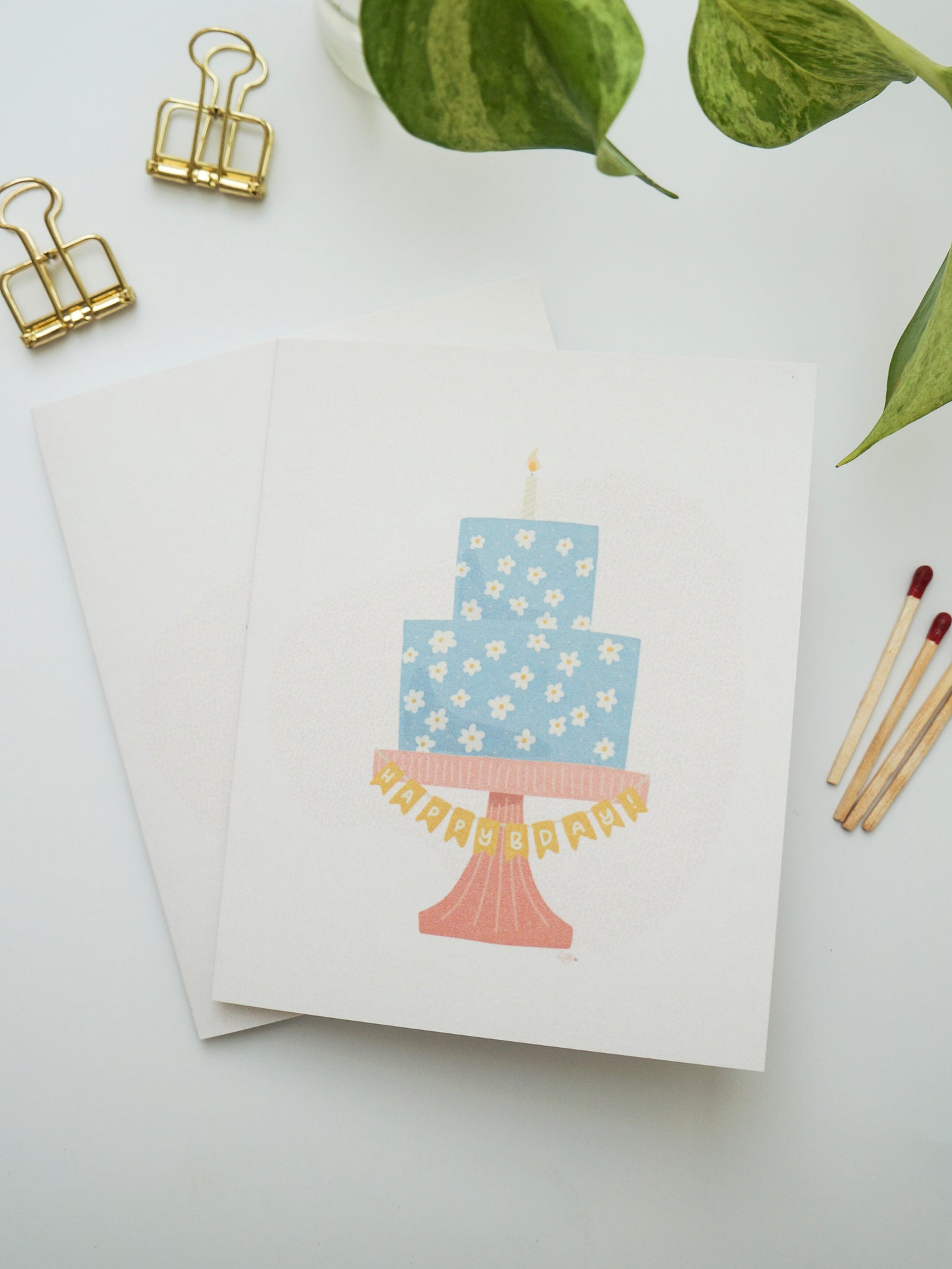 Birthday Cake Greeting Card