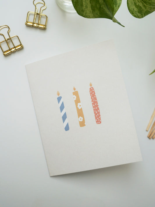 Candles Greeting Card