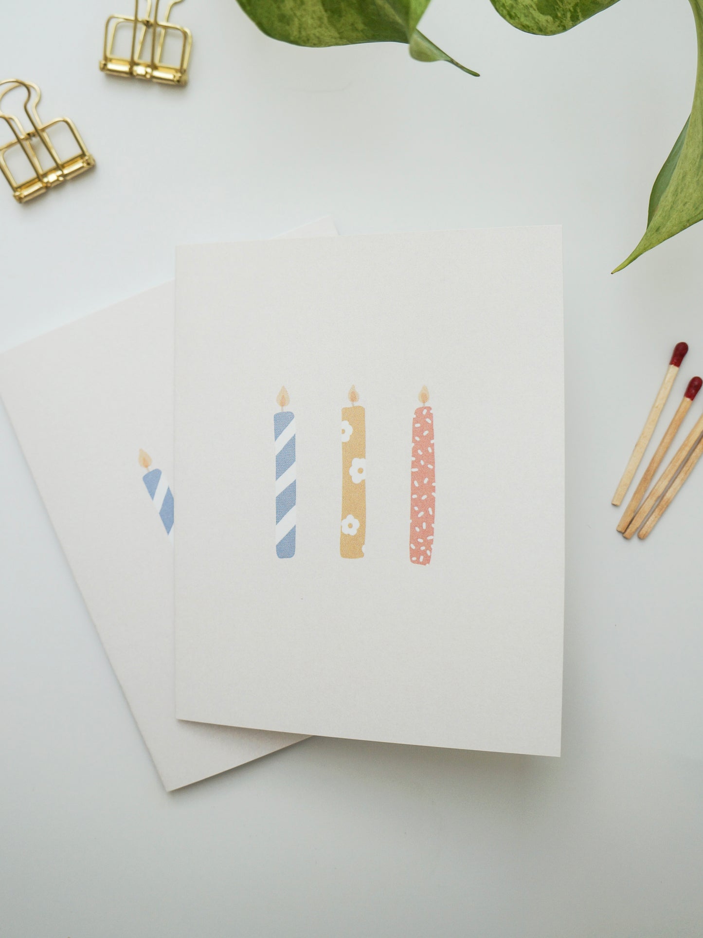 Candles Greeting Card
