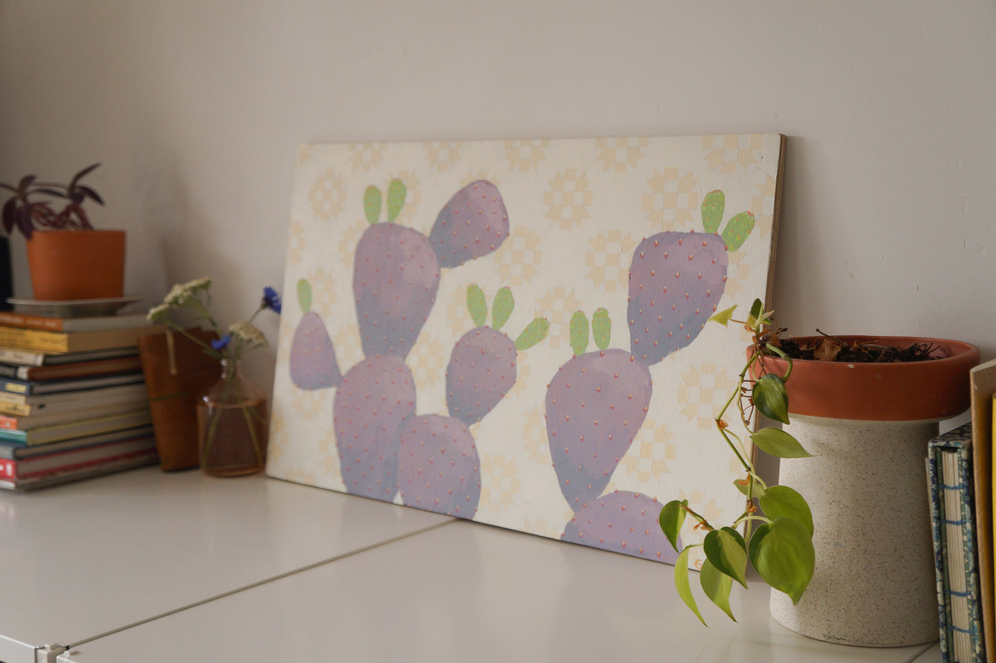 "Opuntia Spring" Original Painting