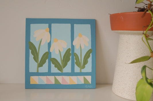 "Daisy Party" Original Painting