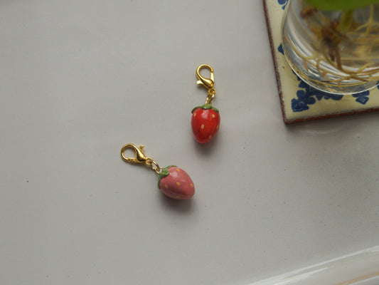 Clay Charm - Strawberry