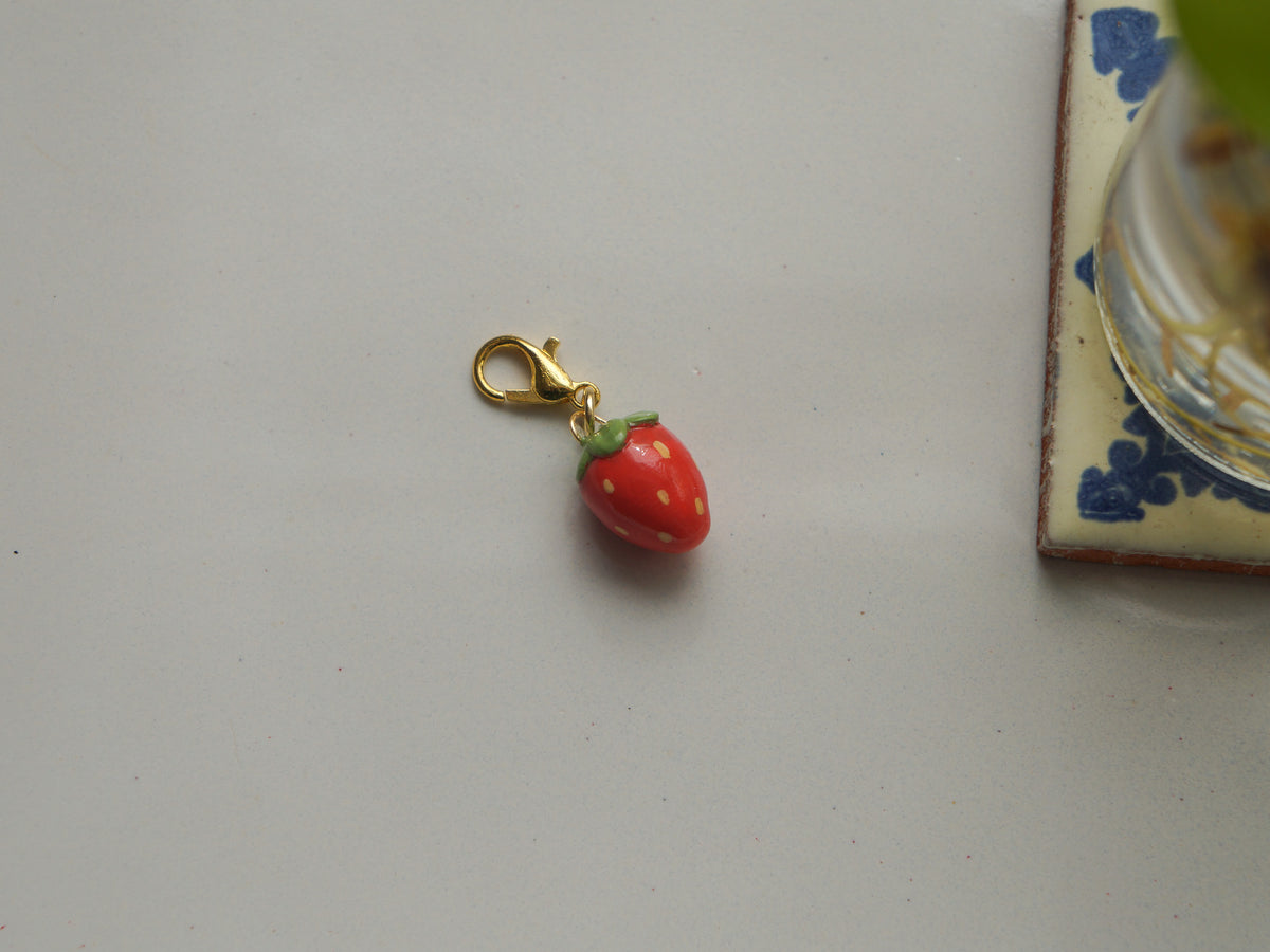 Clay Charm - Strawberry
