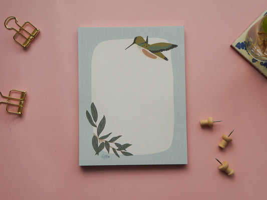 Hummingbirds Notepad - Medium