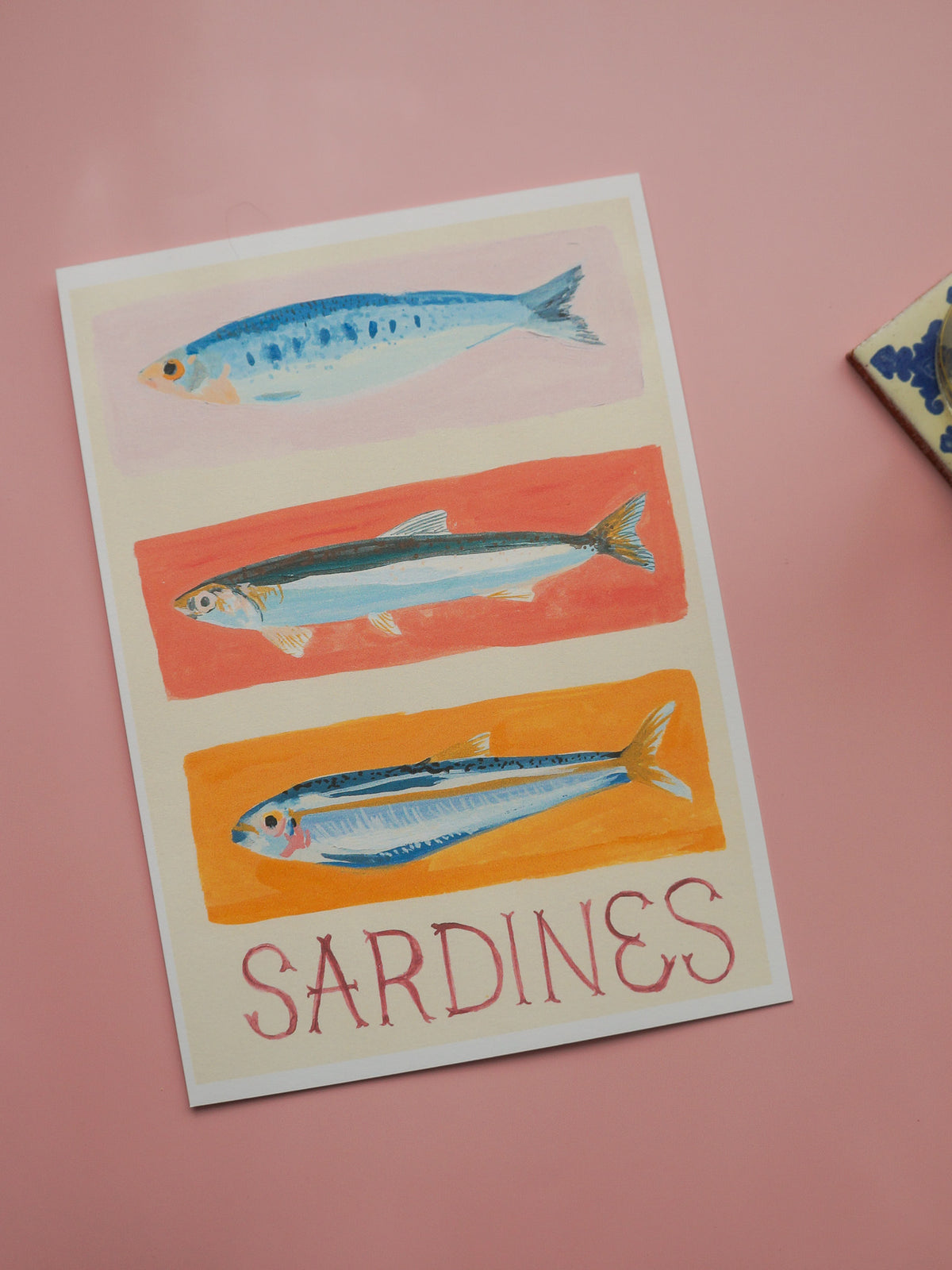"Sardines" Original Art Print - 5x7