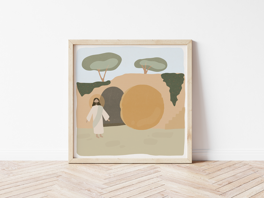 "He Is Risen" Original Art Print
