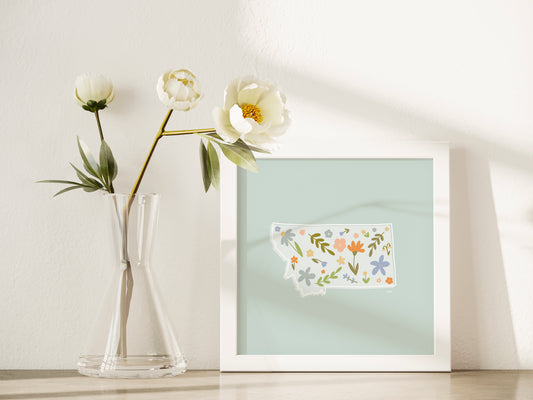 Montana State Wildflower Print