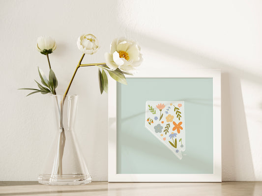 Nevada State Wildflower Print