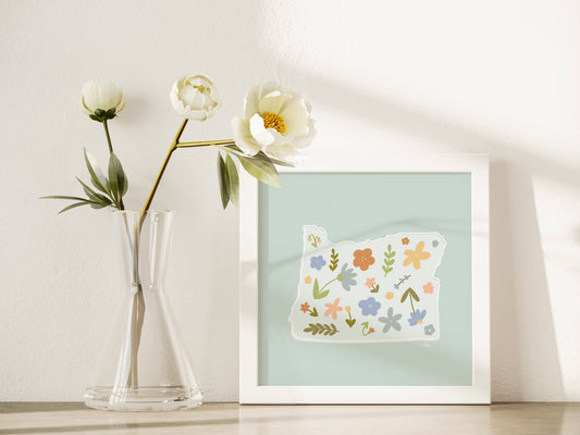 Oregon State Wildflower Print