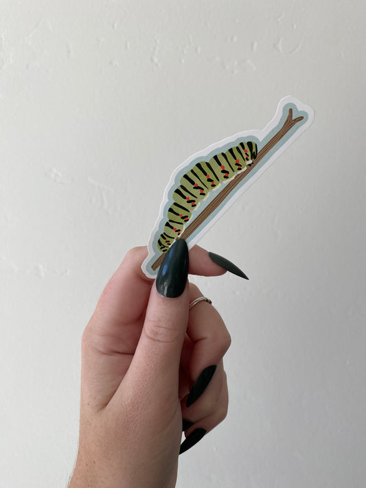 Caterpillar Sticker