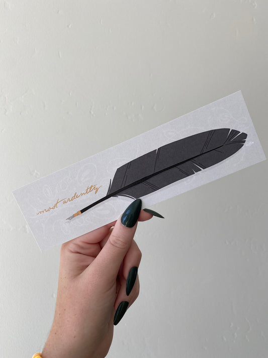 'Most Ardently' Pride & Prejudice Bookmark