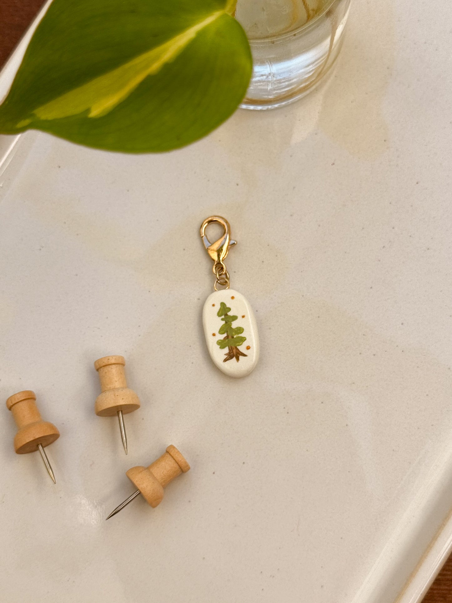 Clay Charm - Pine Charm
