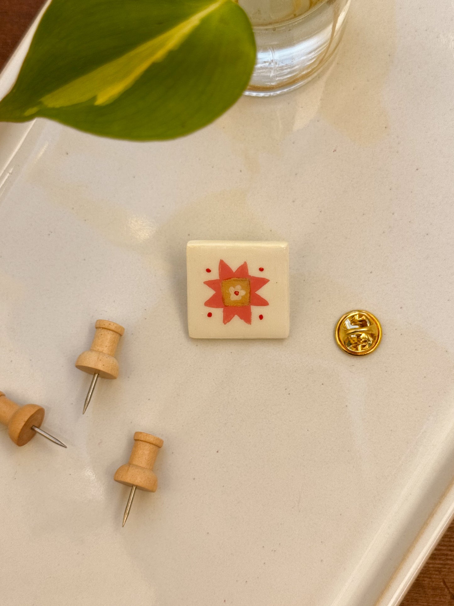 Clay Pin - Quilt Block