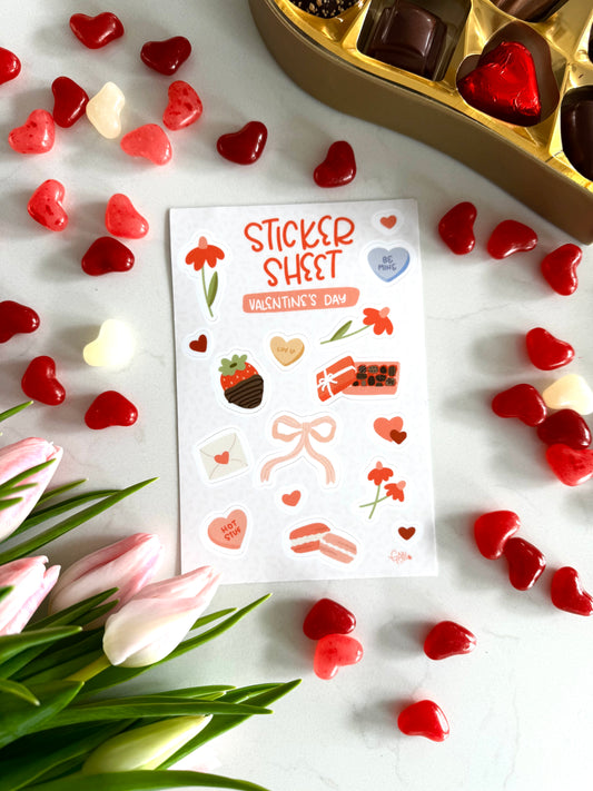 Sticker Sheet - Valentine's Day