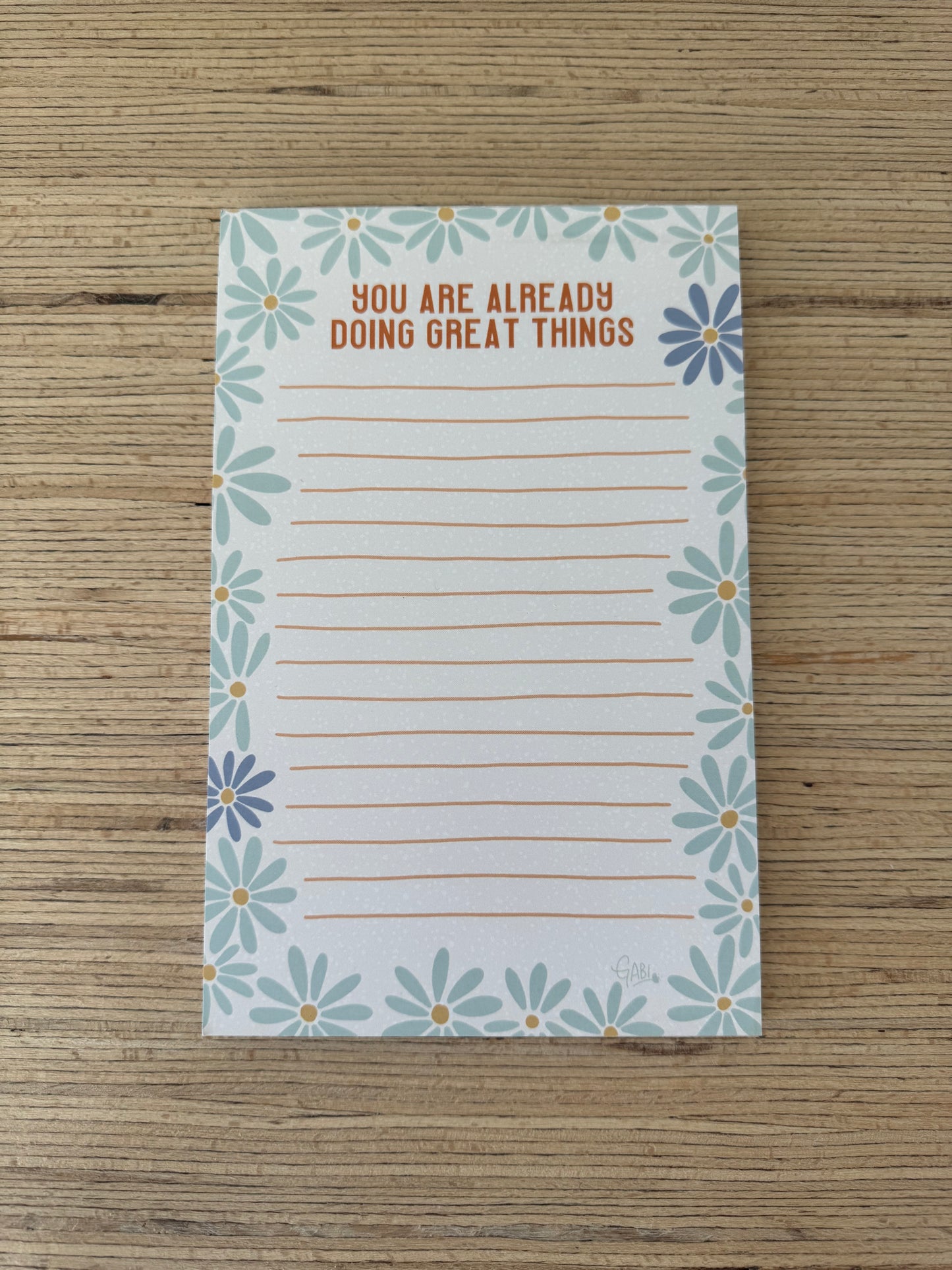 Already Doing Great Things Notepad - Large