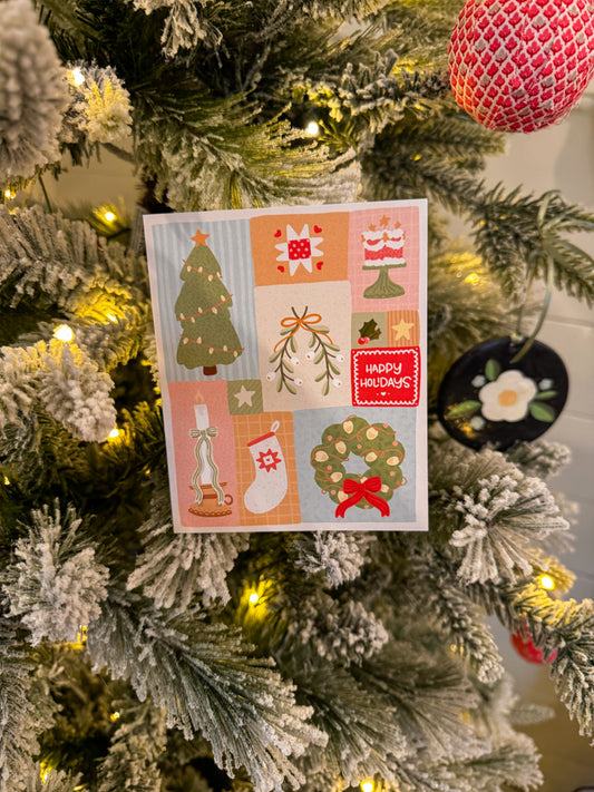 Holiday Quilt Greeting Card