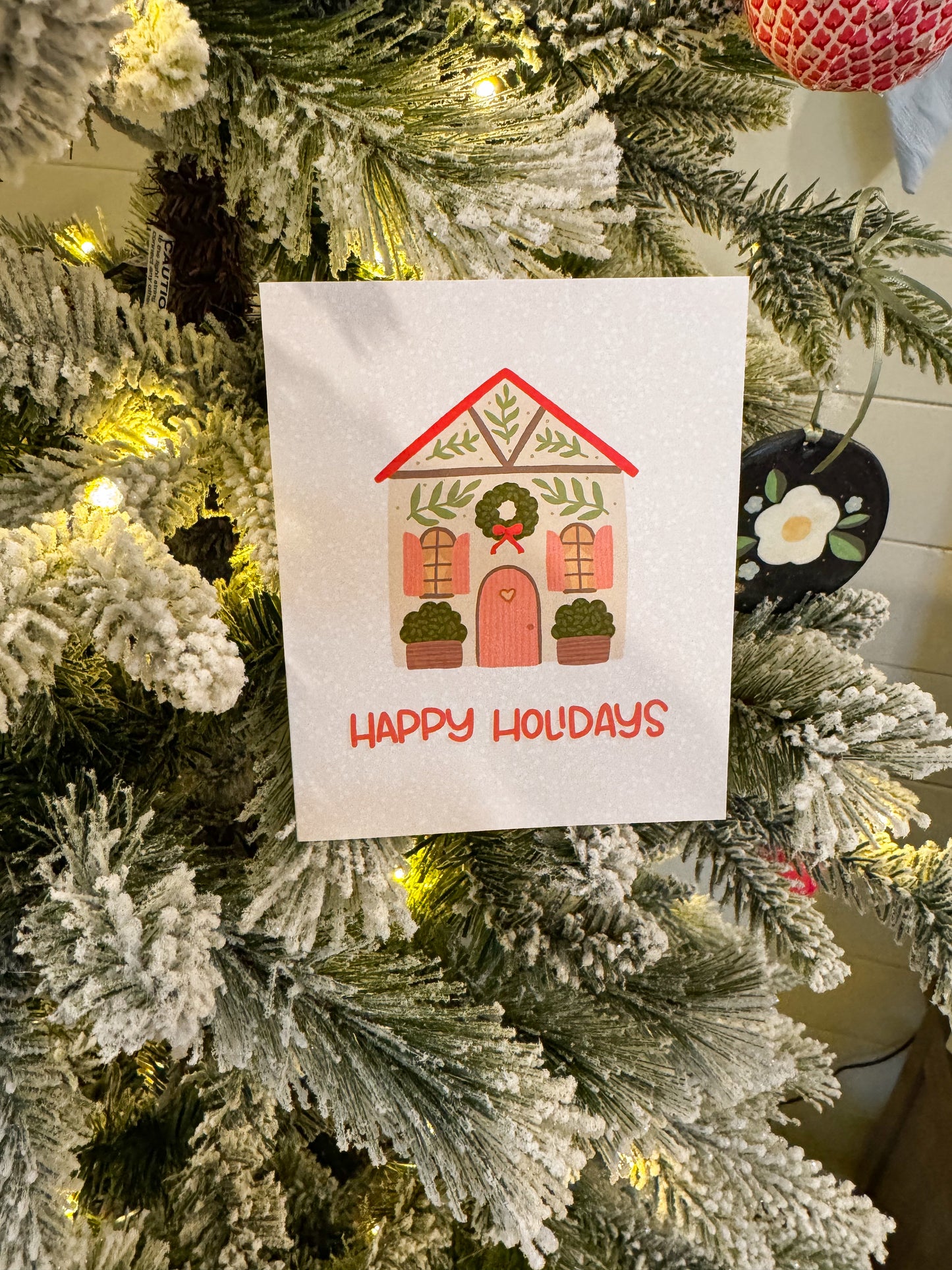 Happy Holidays Home Greeting Card