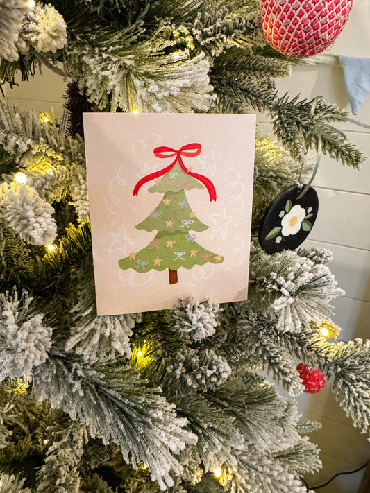 Christmas Tree Greeting Card