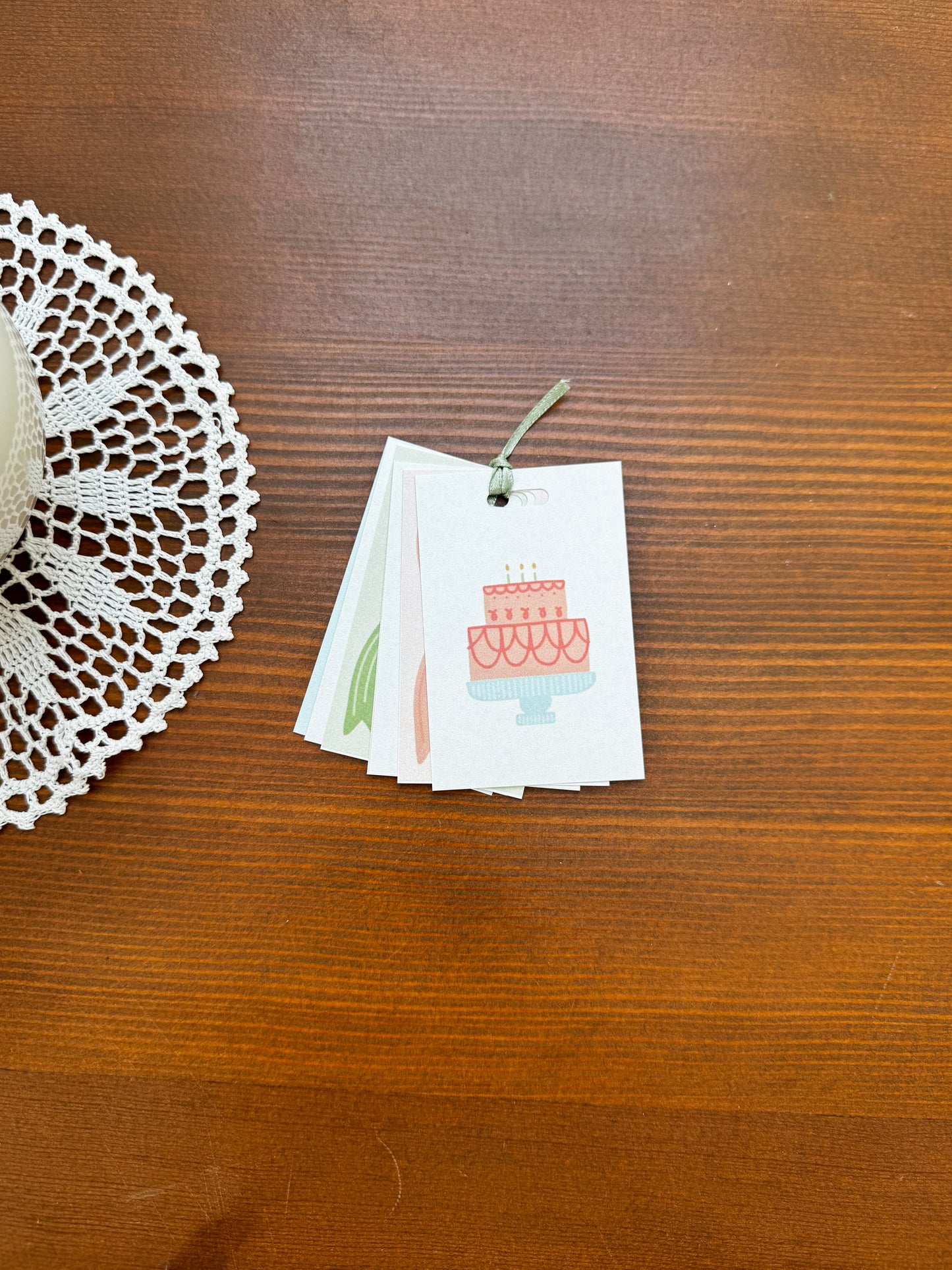 Birthday and Celebration Gift Tags - Set of 6