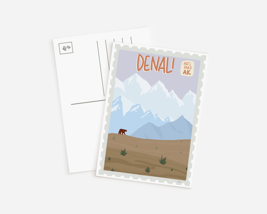 Denali National Park Postcard