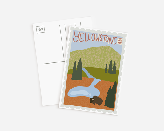 Yellowstone National Park Postcard